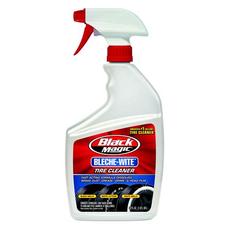 Say Goodbye to Stains and Dirt with Black Magic Bleche White Tire Cleaner
